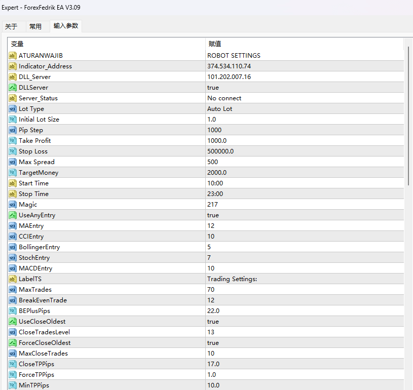 ForexFedrik EA V3.09 MT4-金汇MT ForexFedrik EA V3.09 MT4-金汇MT