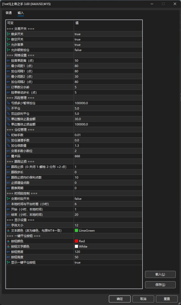 上帝之手V3 MT5-金汇MT 上帝之手V3 MT5-金汇MT