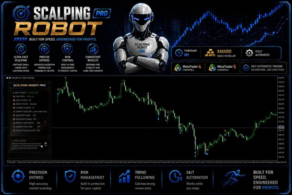 Scalping Robot Pro 3.0 MT5 新版本-金汇MT