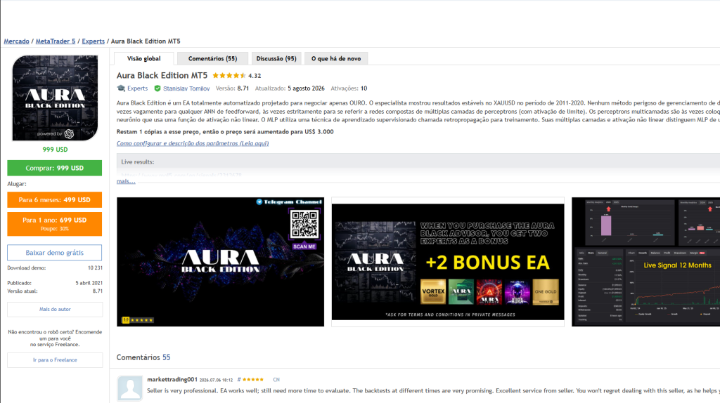 Aura Black Edition v8.71 MT5-金汇MT